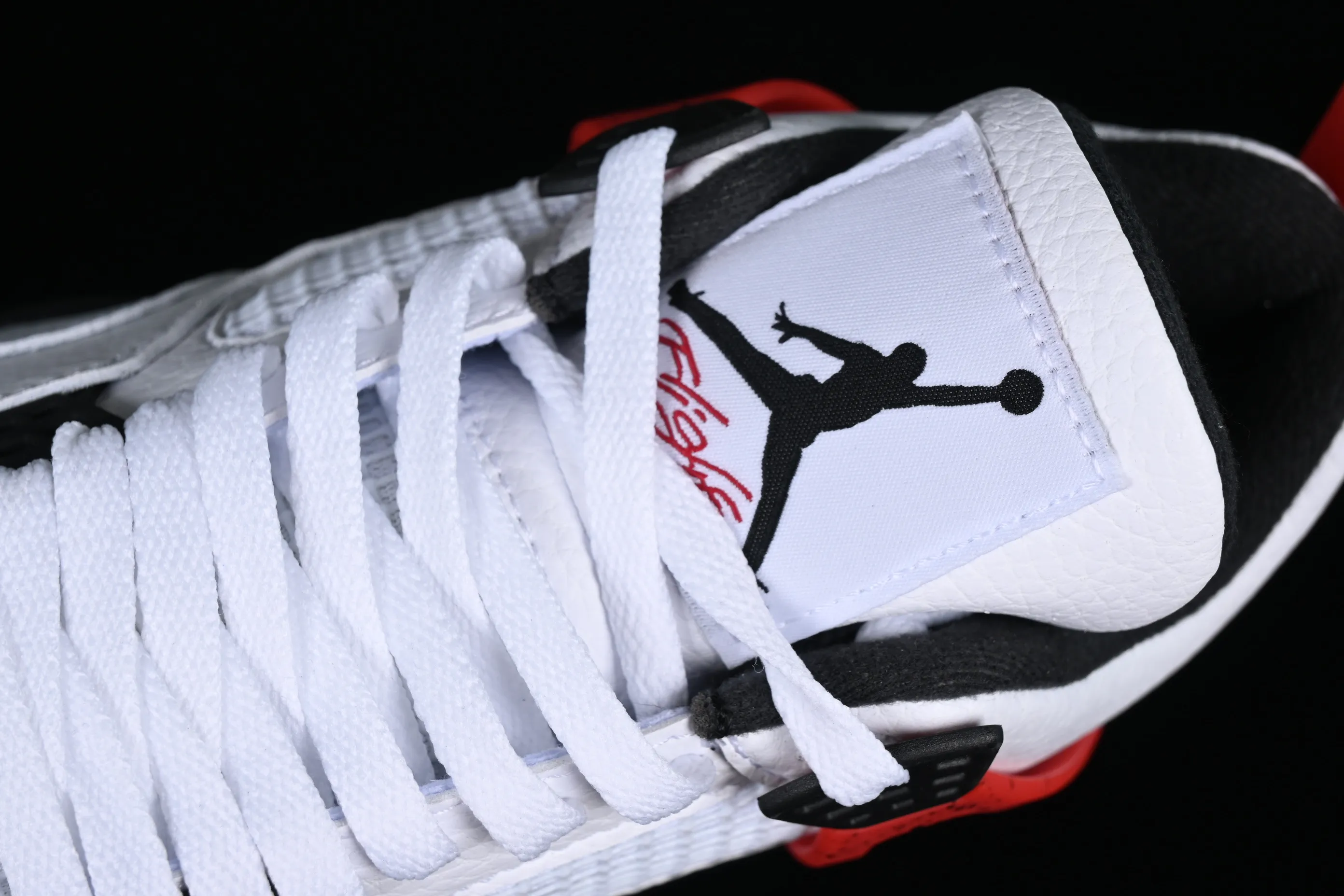All categories Air Jordan Jordan series basketball shoes Air Jordan 4 Air Jordan 4 Red "Cement" AJ4 Joe 4 red cement reverse flame red DH6927-161